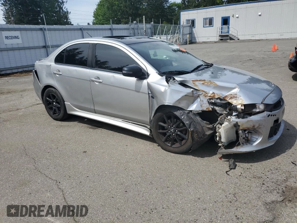 2017 Mitsubishi Lancer ES with VIN JA32U2FU1HU011269, listed as a Copart auction lot 56062255 with Not Provided miles and Salvage Title. Bid and sale history available at DreamBid. Image 4.