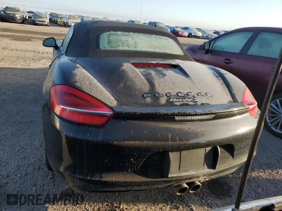 2013 Porsche Boxster S with VIN WP0CB2A89DS133728, listed as a Copart auction lot 73881104 with 0 mi miles and Non Repairable. Bid and sale history available at carsss.com. Image 6.