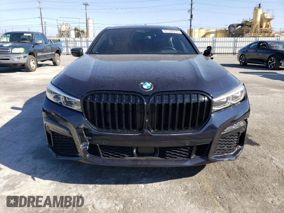 2021 BMW 7 Series 750i xDrive with VIN WBA7U2C00MCF77416, listed as a Copart auction lot 67152413 with 0 mi miles. Bid and sale history available at carsss.com. Image 5.