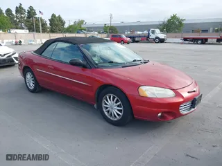 2002 Chrysler Sebring LXi with VIN 1C3EL55RX2N323080, listed as a IAAI auction lot 42021237 with 131,151 mi miles. Bid and sale history available at carsss.com. Image 1.