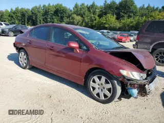 2011 Honda Civic LX with VIN 19XFA1F54BE001632, listed as a Copart auction lot 70900264 with 209,840 mi miles and Salvage Title. Bid and sale history available at DreamBid. Image 4.
