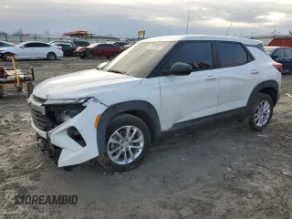 2025 Chevrolet TrailBlazer LS with VIN KL79MMSP4SB044102, listed as a Copart auction lot 45048715 with 26,537 mi miles and Clean Title. Bid and sale history available at DreamBid. Image 1.