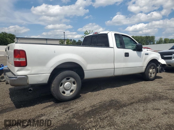 2005 Ford F-150 XL with VIN 1FTVF12585NA40842, listed as a Copart auction lot 61728465 with 288,002 mi miles and Salvage title. Bid and sale history available at DreamBid. Image 3.