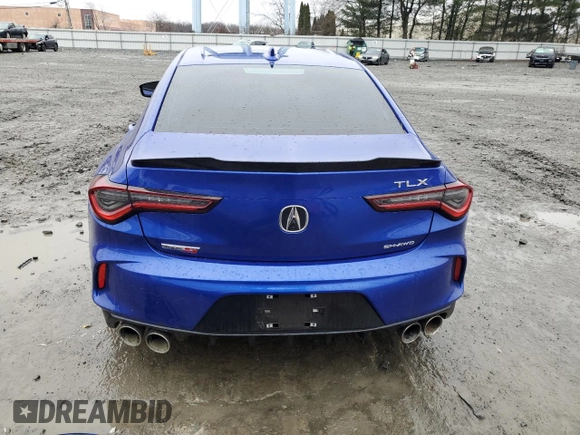 2023 Acura TLX Type S w/Performance Tire with VIN 19UUB7F99PA001485, listed as a Copart auction lot 43048695 with 31,953 mi miles and Salvage Title. Bid and sale history available at carsss.com. Image 6.