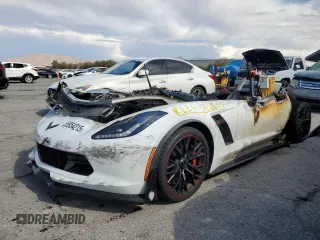 2017 Chevrolet Corvette Z06 3LZ z VIN 1G1YU2D66H5601339, wystawiony jako Copart lot #55954215 z przebiegiem Nie podano mil oraz Nie do naprawy • Non repairable. Historia ofert i sprzedaży dostępna na DreamBid. Obrazek 1.