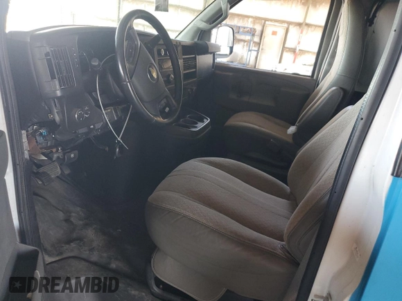 2021 Chevrolet Express Cargo with VIN 1GCWGBFPXM1187527, listed as a Copart auction lot 53276015 with 81,429 mi miles and Salvage title. Bid and sale history available at DreamBid. Image 7.