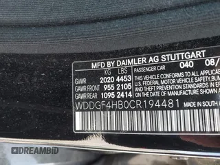 2012 Mercedes-Benz C 250 Sport z VIN WDDGF4HB0CR194481, wystawiony jako IAAI lot #42406447 z przebiegiem 133 332 mil mil oraz . Historia ofert i sprzedaży dostępna na DreamBid. Obrazek 9.