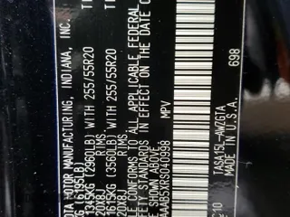 2024 Toyota Highlander XLE z VIN 5TDAAAB5XRS040998, wystawiony jako Copart lot #49960055 z przebiegiem 12 978 mil mil oraz Szkoda całkowita • Salvage title. Historia ofert i sprzedaży dostępna na DreamBid. Obrazek 13.