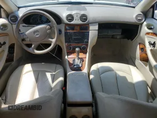 2005 Mercedes-Benz CLK 500 with VIN WDBTK75G35T037649, listed as a Copart auction lot 66212825 with 107,716 mi miles and Salvage title. Bid and sale history available at DreamBid. Image 8.