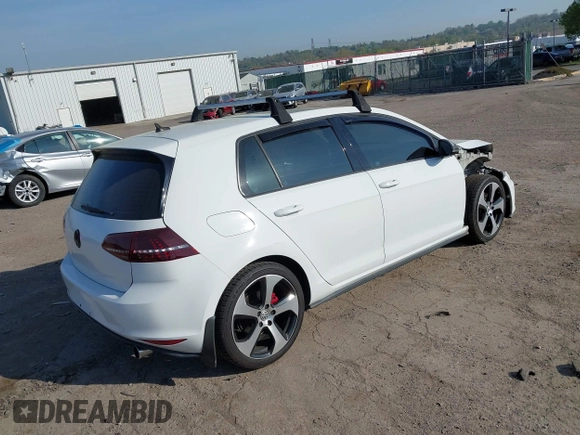 2015 Volkswagen GTI SE with VIN 3VW4T7AU0FM001333, listed as a IAAI auction lot 42080460 with 117,820 mi miles and . Bid and sale history available at DreamBid. Image 4.