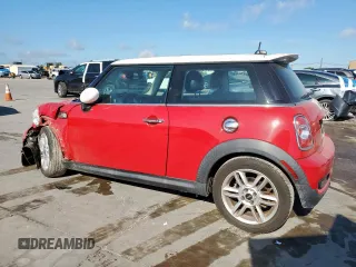 2012 MINI Hardtop S with VIN WMWSV3C50CTY25944, listed as a Copart auction lot 62837575 with 73,618 mi miles and Salvage title. Bid and sale history available at DreamBid. Image 2.