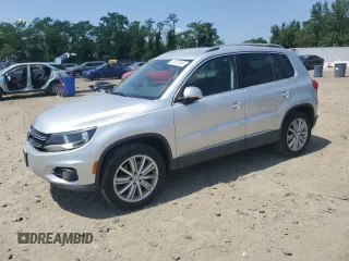 2013 Volkswagen Tiguan SE with VIN WVGBV7AX3DW508413, listed as a Copart auction lot 62557895 with 124,291 mi miles and Salvage title. Bid and sale history available at DreamBid. Image 1.