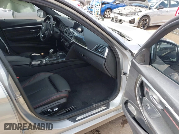 2016 BMW 3 Series with VIN WBA8F1C53GK439039, listed as a IAAI auction lot 40713471 with 117,595 mi miles and . Bid and sale history available at DreamBid. Image 5.