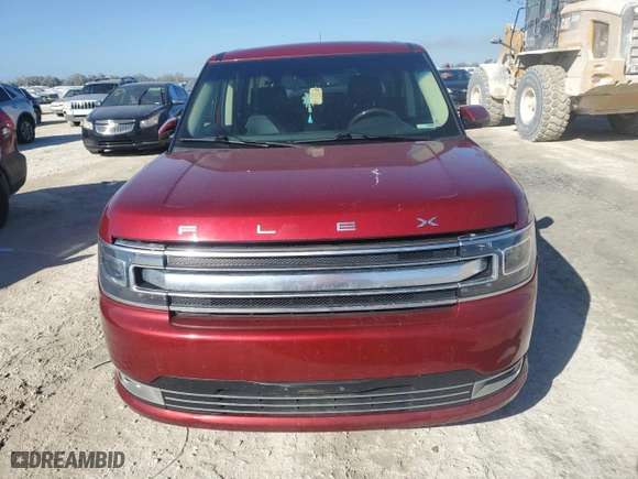 2017 Ford Flex Limited EcoBoost with VIN 2FMHK6DT4HBA11190, listed as a Copart auction lot 45635935 with 0 mi miles and Salvage Title. Bid and sale history available at carsss.com. Image 5.
