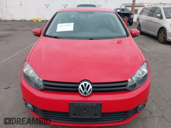 2012 Volkswagen Golf TDI with VIN WVWNM7AJ7CW023514, listed as a IAAI auction lot 41139884 with 110,724 mi miles and . Bid and sale history available at DreamBid. Image 6.