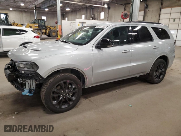 2024 Dodge Durango GT Plus with VIN 1C4RDJDG9RC140116, listed as a Copart auction lot 52917765 with 2,894 mi miles and Salvage title. Bid and sale history available at DreamBid. Image 1.