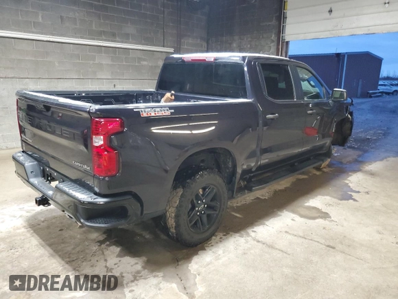 2022 Chevrolet Silverado 1500 Custom Trail Boss with VIN 3GCPDCED9NG673954, listed as a Copart auction lot 84696954 with 31,744 mi miles and Salvage Title. Bid and sale history available at DreamBid. Image 3.