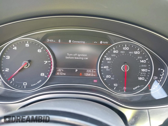 2015 Audi A6 Premium Plus z VIN WAUGFAFC4FN016103, wystawiony jako IAAI lot #41774479 z przebiegiem 125 412 mil mil oraz . Historia ofert i sprzedaży dostępna na DreamBid. Obrazek 7.