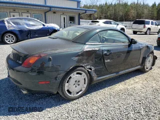 2002 Lexus SC with VIN JTHFN48Y420015454, listed as a Copart auction lot 50201395 with 127,028 mi miles and Salvage Title. Bid and sale history available at carsss.com. Image 3.