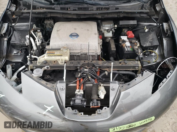 2015 Nissan LEAF SV with VIN 1N4AZ0CP3FC300910, listed as a Copart auction lot 46025595 with 59,822 mi miles and Non repairable. Bid and sale history available at DreamBid. Image 11.