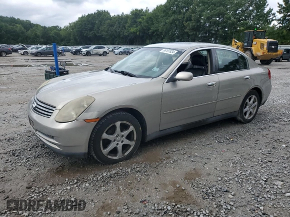 2004 Infiniti G35 w/Leather with VIN JNKCV51F24M716832, listed as a Copart auction lot 66197834 with 135,180 mi miles and Clean Title. Bid and sale history available at DreamBid. Image 1.