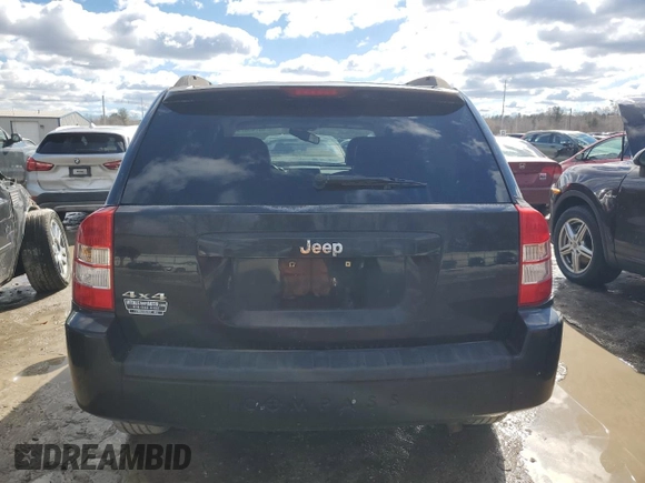 2007 Jeep Compass Sport with VIN 1J8FF47W17D168087, listed as a Copart auction lot 46743875 with 125,024 mi miles and Clean Title. Bid and sale history available at carsss.com. Image 6.