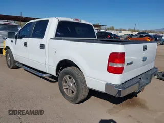 2007 Ford F-150 XLT with VIN 1FTPW12517KD34256, listed as a IAAI auction lot 41828504 with 163,516 mi miles. Bid and sale history available at carsss.com. Image 3.
