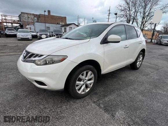 2012 Nissan Murano S with VIN JN8AZ1MW1CW210109, listed as a Copart auction lot 49190345 with 154,924 mi miles and Clean Title. Bid and sale history available at DreamBid. Image 2.