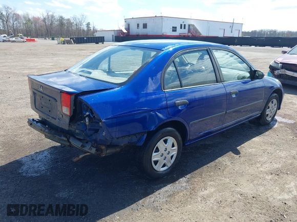 2004 Honda Civic VP with VIN 1HGES16384L000874, listed as a IAAI auction lot 41919889 with 140,635 mi miles and . Bid and sale history available at DreamBid. Image 4.