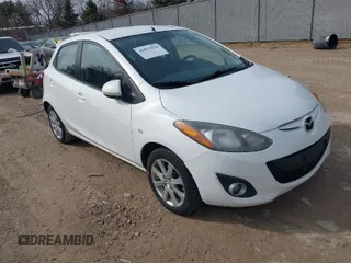 2012 Mazda 2 Touring with VIN JM1DE1LY2C0142624, listed as a IAAI auction lot 41853424 with 183,703 mi miles. Bid and sale history available at carsss.com. Image 1.