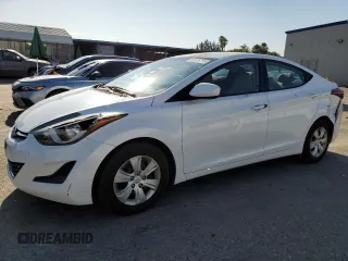 2016 Hyundai Elantra SE with VIN 5NPDH4AE4GH737730, listed as a Copart auction lot 63126715 with 89,877 mi miles and Salvage title. Bid and sale history available at DreamBid. Image 1.