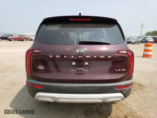 2020 Kia Telluride LX with VIN 5XYP24HC8LG038038, listed as a Copart auction lot 62649514 with 0 mi miles and Salvage Title. Bid and sale history available at carsss.com. Image 6.