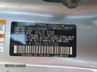 2017 Toyota 86 with VIN JF1ZNAA11H9710365, listed as a Copart auction lot 60167844 with 35,795 mi miles and Salvage Title. Bid and sale history available at carsss.com. Image 12.
