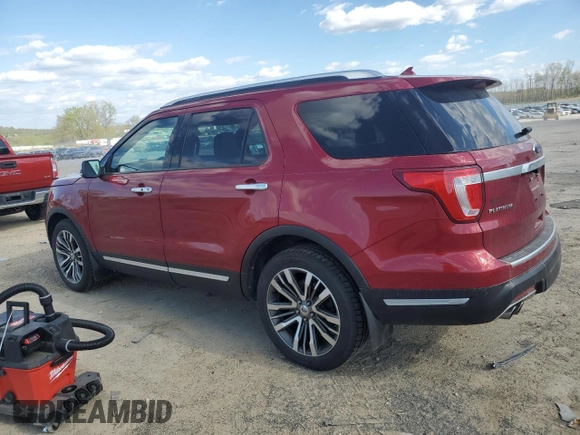 2019 Ford Explorer Platinum z VIN 1FM5K8HT6KGA95344, wystawiony jako Copart lot #55697795 z przebiegiem 64 948 mil mil oraz Czysty tytuł • Clean title. Historia ofert i sprzedaży dostępna na DreamBid. Obrazek 2.