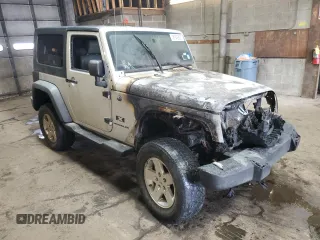 2008 Jeep Wrangler X with VIN 1J4FA241X8L568377, listed as a Copart auction lot 46849625 with Not Provided miles and Non Repairable. Bid and sale history available at DreamBid. Image 4.