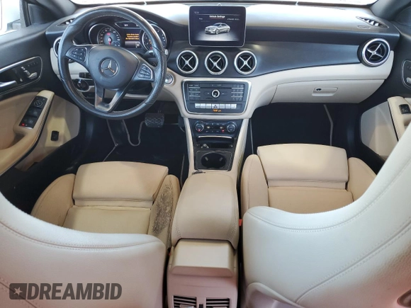 2019 Mercedes-Benz CLA 250 with VIN WDDSJ4GB7KN723389, listed as a Copart auction lot 57032305 with 64,671 mi miles and Salvage title. Bid and sale history available at DreamBid. Image 8.