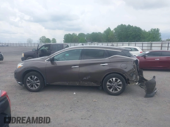 2017 Nissan Murano SL z VIN 5N1AZ2MG5HN104247, wystawiony jako IAAI lot #42102129 z przebiegiem 158 944 mil mil oraz . Historia ofert i sprzedaży dostępna na DreamBid. Obrazek 15.
