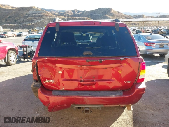 2002 Jeep Grand Cherokee Limited with VIN 1J8GX58N92C186560, listed as a IAAI auction lot 41383003 with 206,195 mi miles and . Bid and sale history available at DreamBid. Image 16.