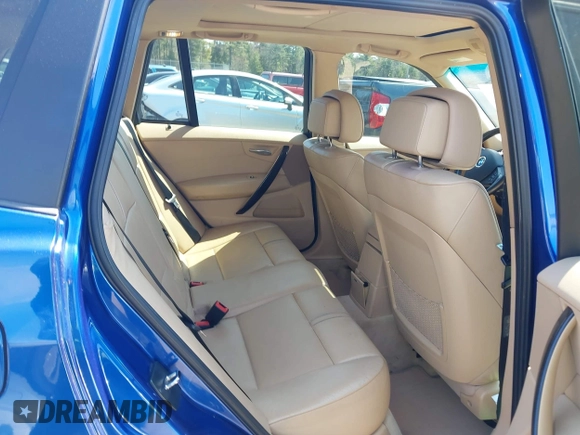 2008 BMW X3 3.0si with VIN WBXPC93478WJ12055, listed as a IAAI auction lot 42083053 with 164,061 mi miles and . Bid and sale history available at DreamBid. Image 8.