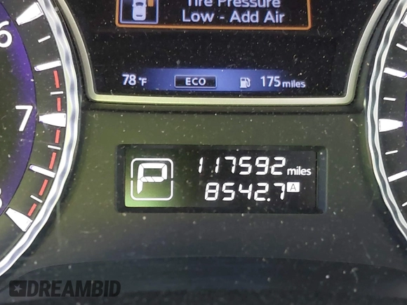 2019 Infiniti QX60 LUXE with VIN 5N1DL0MNXKC569949, listed as a IAAI auction lot 40704078 with 117,592 mi miles. Bid and sale history available at carsss.com. Image 15.