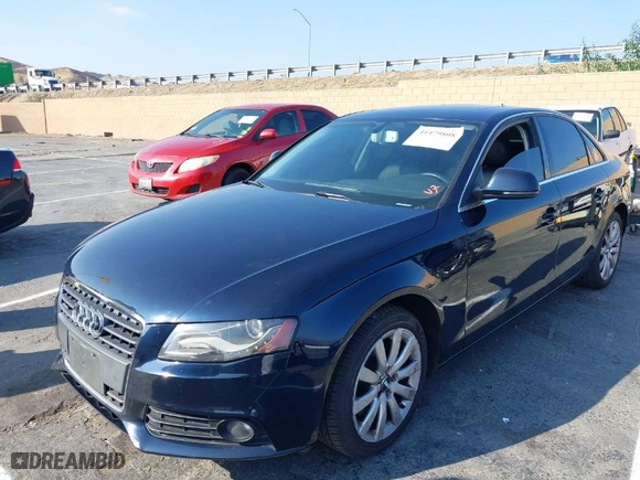 2009 Audi A4 2.0T Prem Plus with VIN WAUSF78K09N018968, listed as a IAAI auction lot 41479808 with 128,578 mi miles. Bid and sale history available at carsss.com. Image 2.