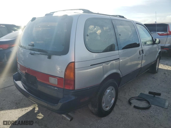 1993 Mercury Villager Wagon GS with VIN 4M2DV11W4PDJ02104, listed as a Copart auction lot 75101504 with 59,973 mi miles and Salvage Title. Bid and sale history available at carsss.com. Image 3.