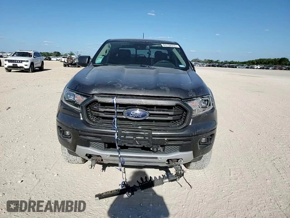 2019 Ford Ranger XL with VIN 1FTER4FH4KLA98144, listed as a Copart auction lot 65192555 with 56,178 mi miles and Salvage title. Bid and sale history available at DreamBid. Image 14.