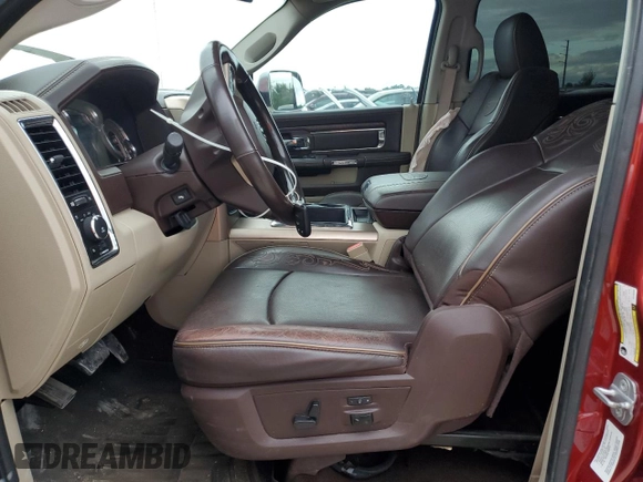 2014 Ram 2500 Laramie Longhorn with VIN 3C6UR5LL7EG155360, listed as a Copart auction lot 74399814 with 88,419 mi miles and Salvage title. Bid and sale history available at DreamBid. Image 7.