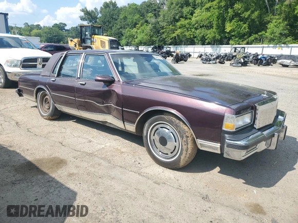 1987 Chevrolet Caprice z VIN 1G1BU51H7H9156079, wystawiony jako Copart lot #60443124 z przebiegiem 44 452 mil mil oraz Szkoda całkowita • Salvage title. Historia ofert i sprzedaży dostępna na DreamBid. Obrazek 4.