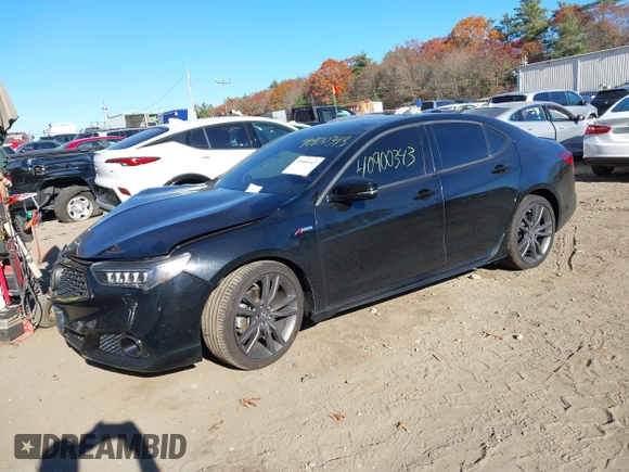 2018 Acura TLX w/A-SPEC Pkg with VIN 19UUB3F60JA004295, listed as a IAAI auction lot 40900343 with 48,264 mi miles. Bid and sale history available at carsss.com. Image 17.