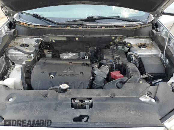 2019 Mitsubishi Outlander ES with VIN JA4AP3AU2KU006858, listed as a Copart auction lot 60683735 with 106,650 mi miles and Salvage title. Bid and sale history available at DreamBid. Image 12.
