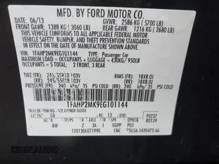 2014 Ford Police Interceptor with VIN 1FAHP2MK9EG101144, listed as a IAAI auction lot 42456061 with 160,659 mi miles and . Bid and sale history available at DreamBid. Image 9.