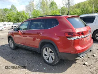 2021 Volkswagen Atlas SE z VIN 1V2KR2CA2MC505815, wystawiony jako Copart lot #54756465 z przebiegiem 51 653 mil mil oraz Szkoda całkowita • Salvage title. Historia ofert i sprzedaży dostępna na DreamBid. Obrazek 2.