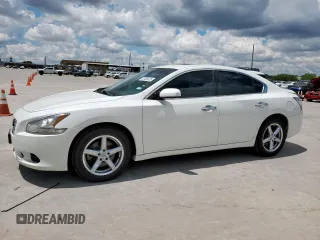 2014 Nissan Maxima S with VIN 1N4AA5AP2EC441439, listed as a Copart auction lot 55456425 with 193,649 mi miles and Salvage Title. Bid and sale history available at DreamBid. Image 1.